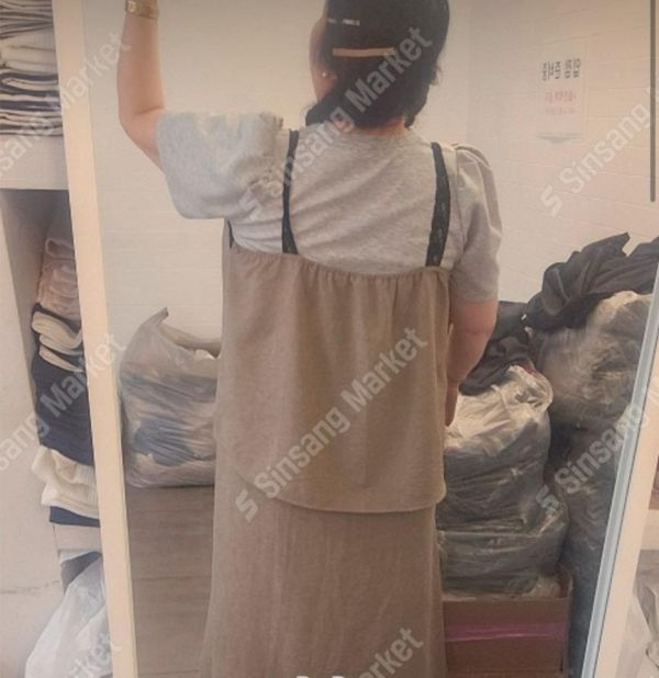 正韓性感蕾絲蜜絨背心（黑/墨綠） 