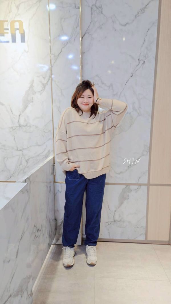 日系立體坑條針織上衣(黑/紅/灰/可可/灰綠) 