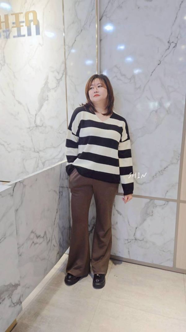 顯瘦太空棉抽繩長褲(咖/灰) 