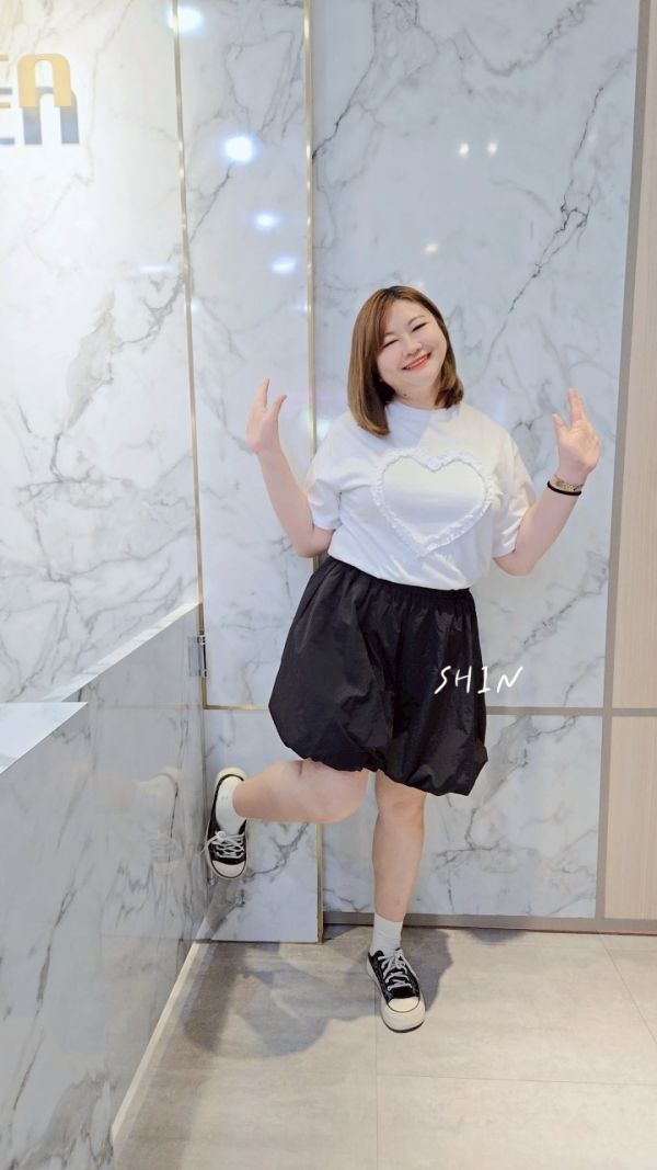 正韓立體愛心T 