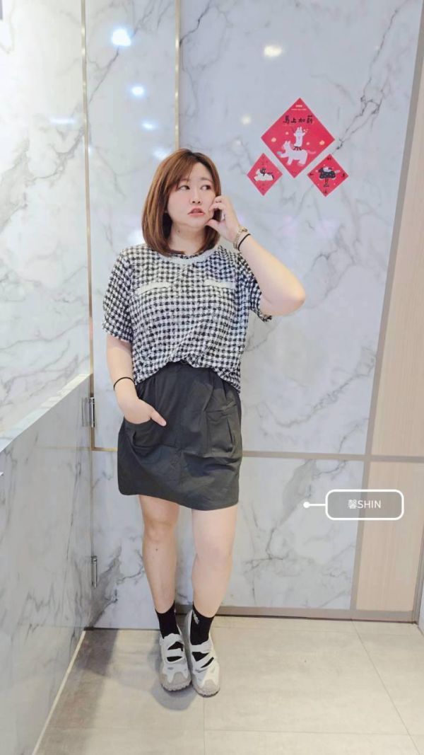 超彈伸縮抽繩工裝褲裙(黑/軍綠) 