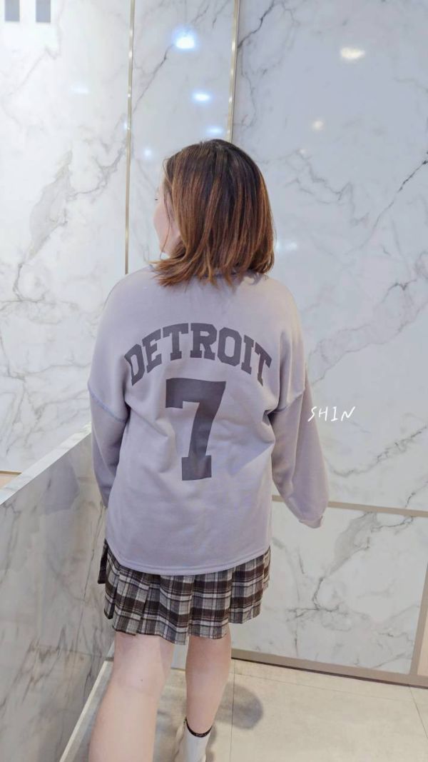 正韓小刷毛美式背7大T(紅/灰/藍) 