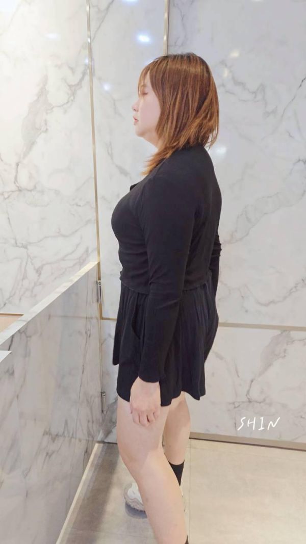 平口bra背心坑條褲裙三件套 