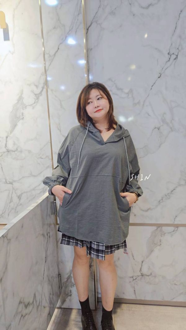 連帽風衣帥感上衣(綠/灰/黑) 