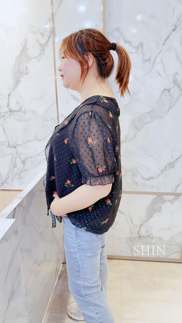 日系剪花面+小可愛套裝(黑/白) 