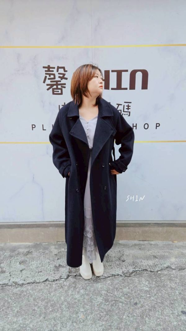 高級感雙面羊絨大衣 