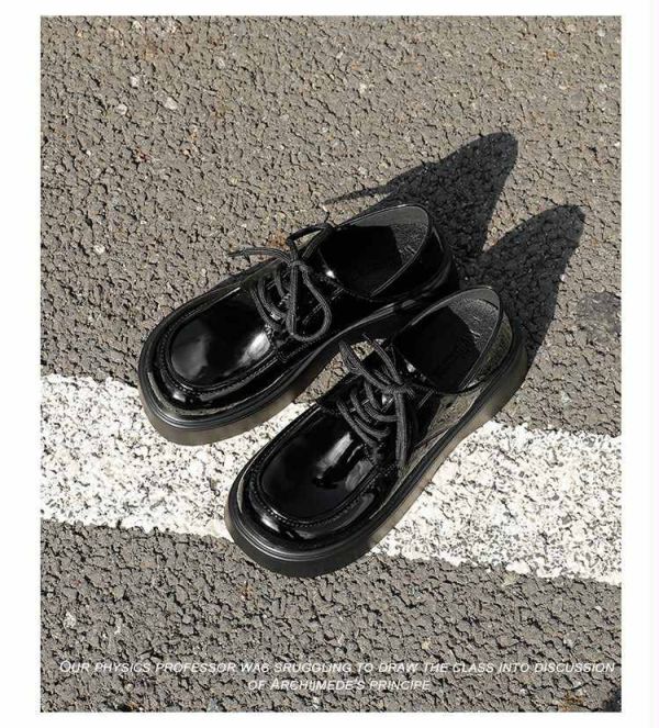 復古英倫風小皮鞋 