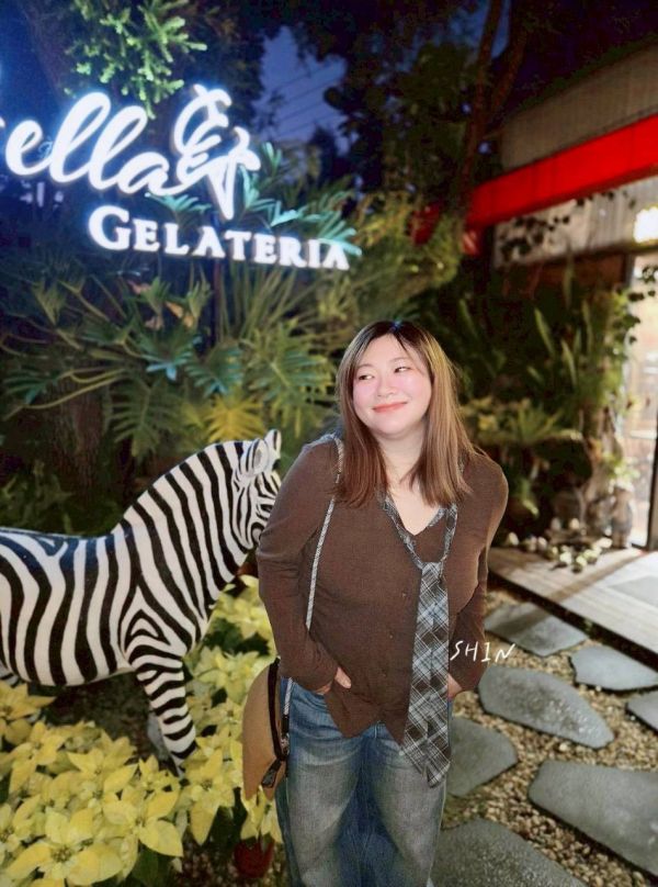 格子領緞帶上衣(黑/咖) 