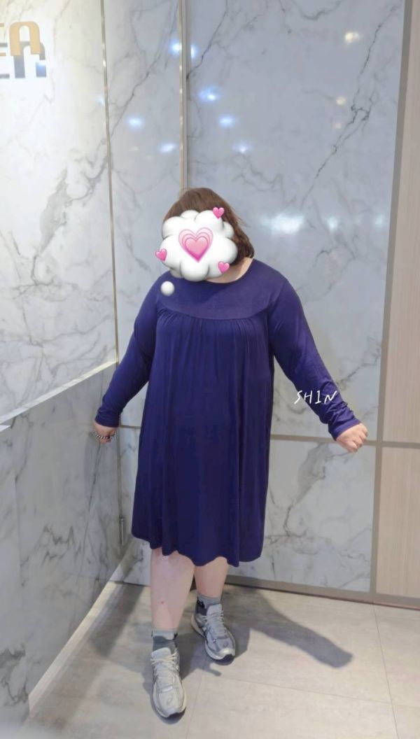 長袖莫代爾睡衣(黑/藍) 