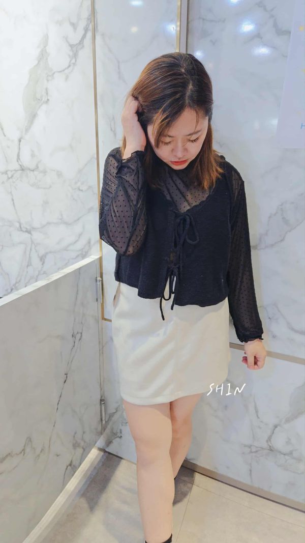 漂亮的麂皮短裙(咖/灰/杏) 