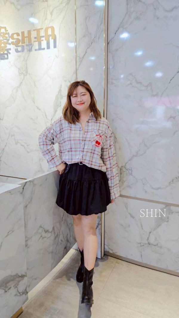 櫻桃格子襯衫 