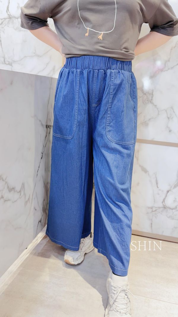 夏季要買日系薄牛仔寬褲 