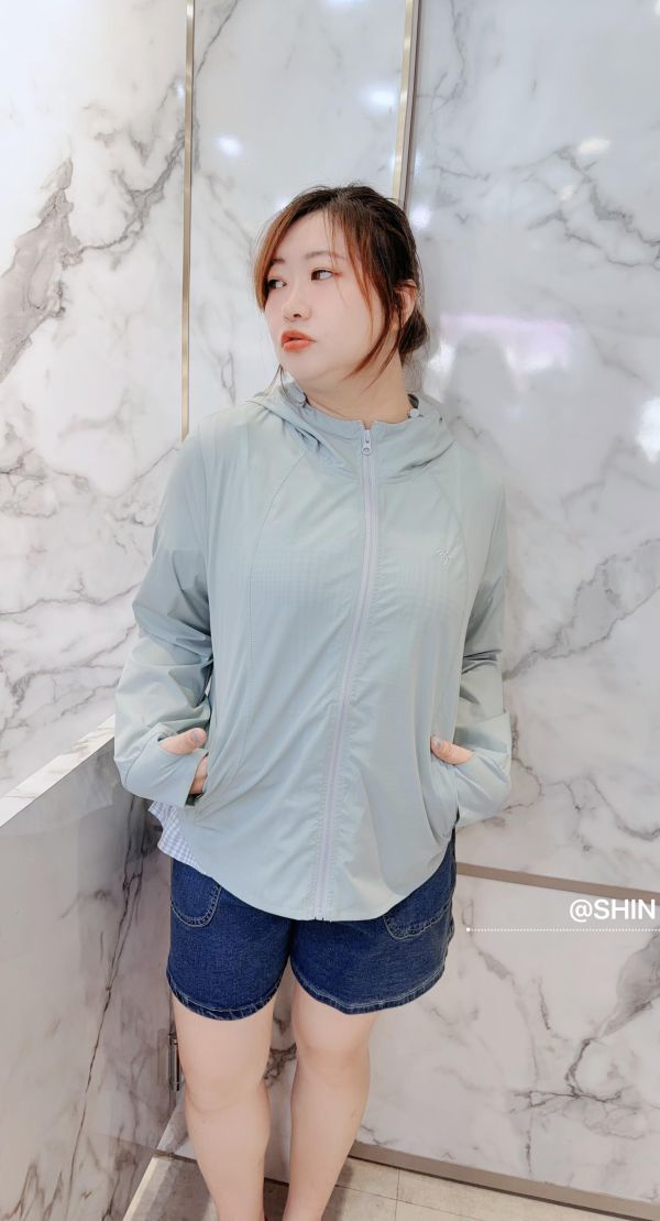 有腰身的防曬外套(粉/黑/藍) 