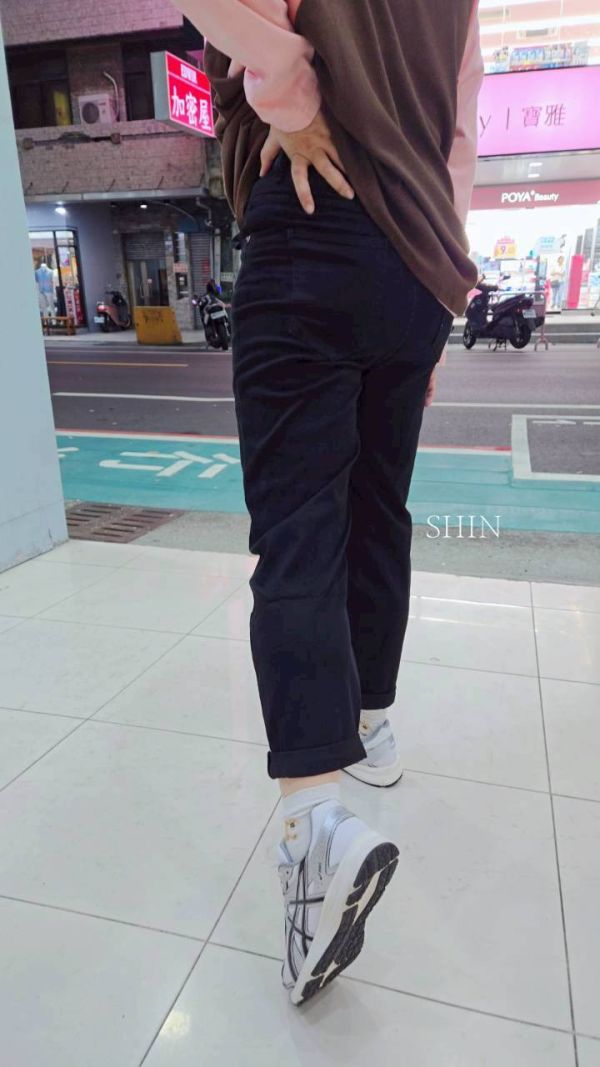 必買款老爹褲(牛仔/黑) 