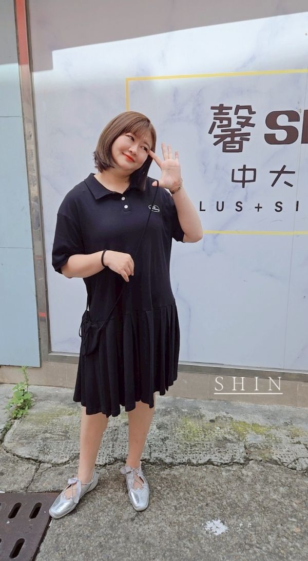 愛心包包POLO裙(黑/卡其/粉) 
