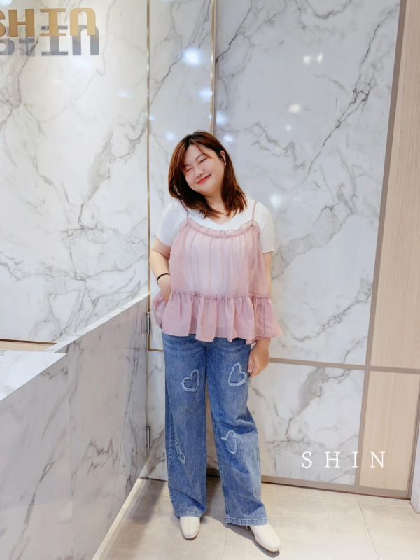 V領薄針織彈性上衣(深灰/白/果綠/黑色) 