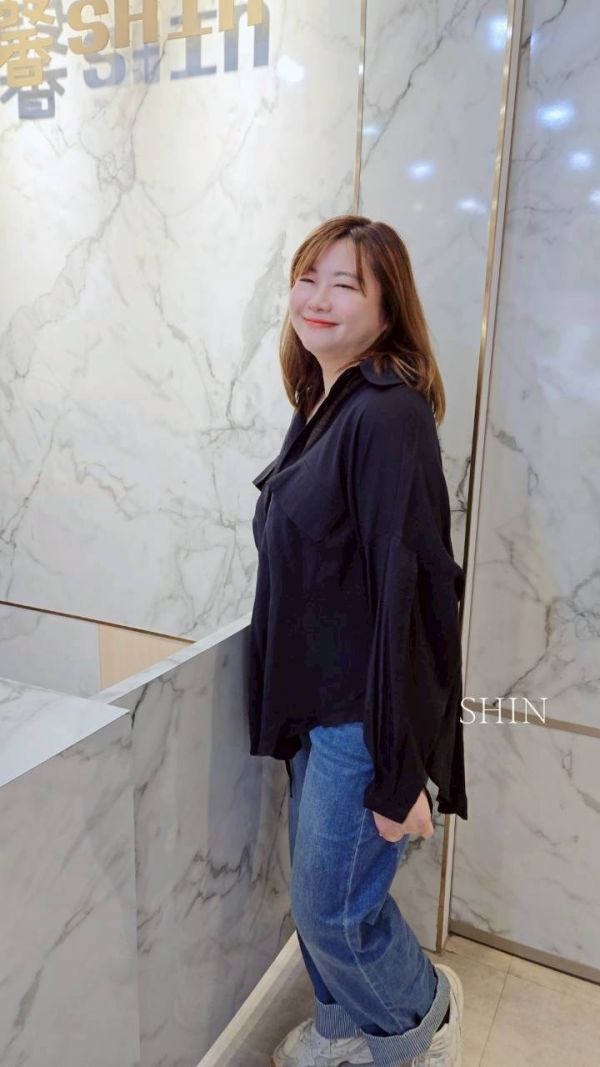 KOREA後綁帶襯衫 