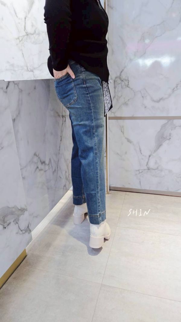 附絲巾復古奶奶褲 