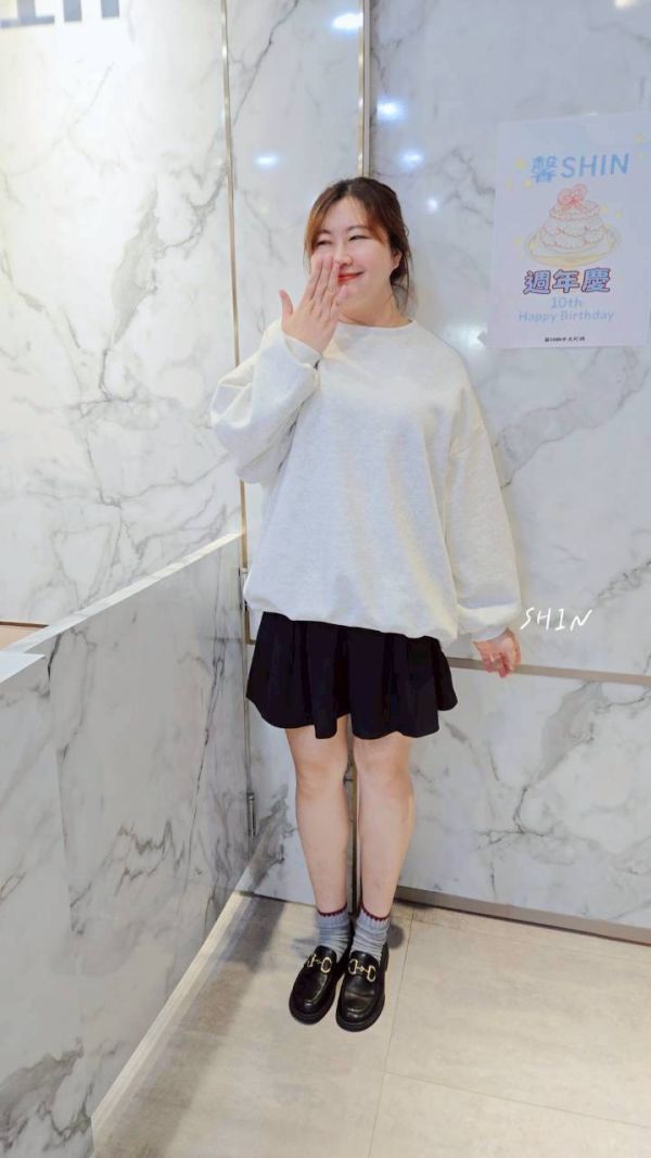 馬蹄釦漂亮短裙褲(黑/咖) 