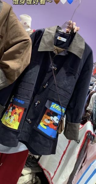 韓版米奇鋪棉外套 