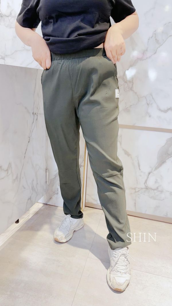 涼感工作褲3.0米頭口袋設計(黑/軍綠) 