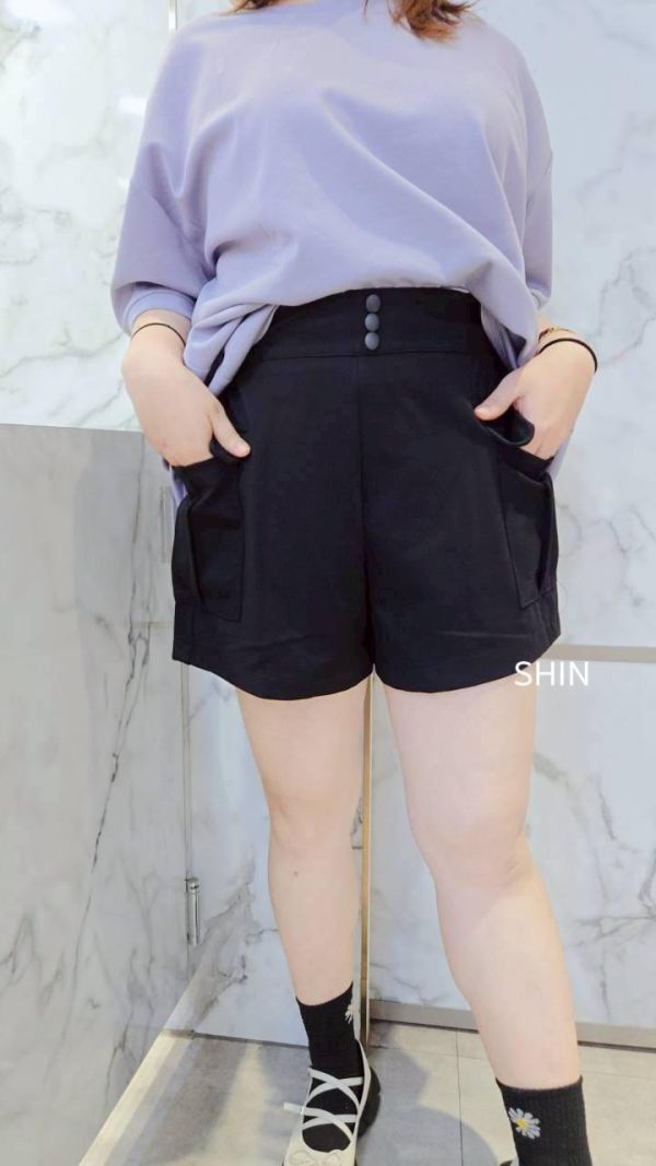 工裝口袋小短褲 