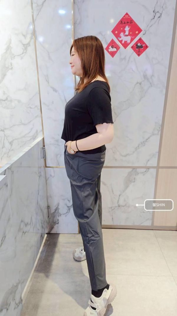 彈性棉木耳邊素上衣(白/奶茶/黑) 