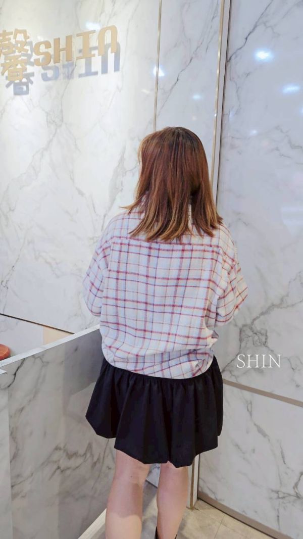 櫻桃格子襯衫 