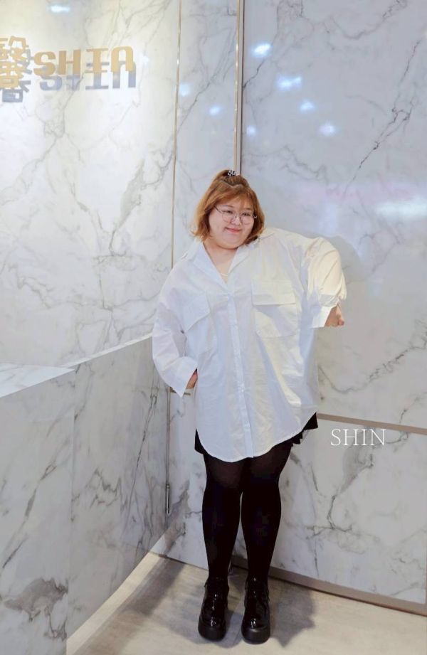 雙大口袋排釦襯衫（黑/卡其/白） 