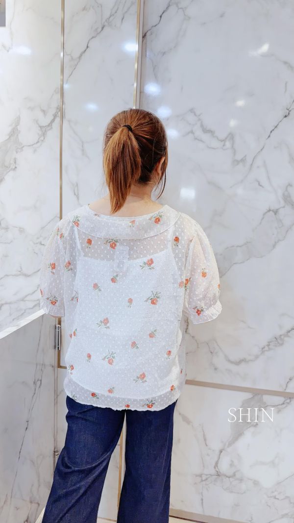 日系剪花面+小可愛套裝(黑/白) 