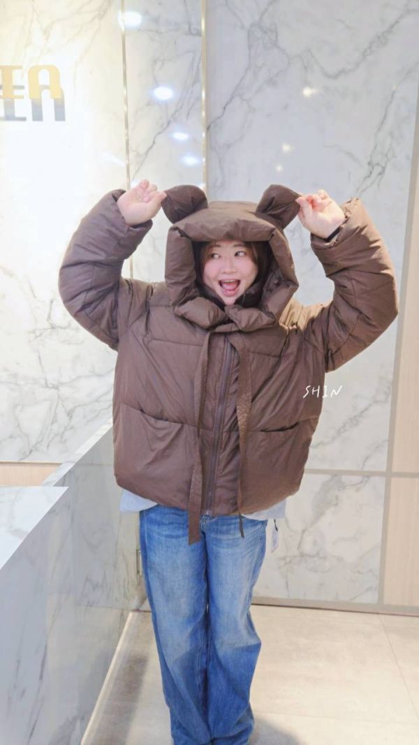 熊耳舖棉外套 