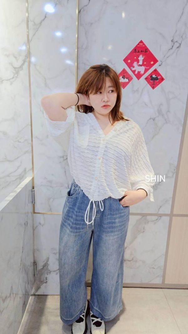 橫波紋布標連帽衫(黑/白) 