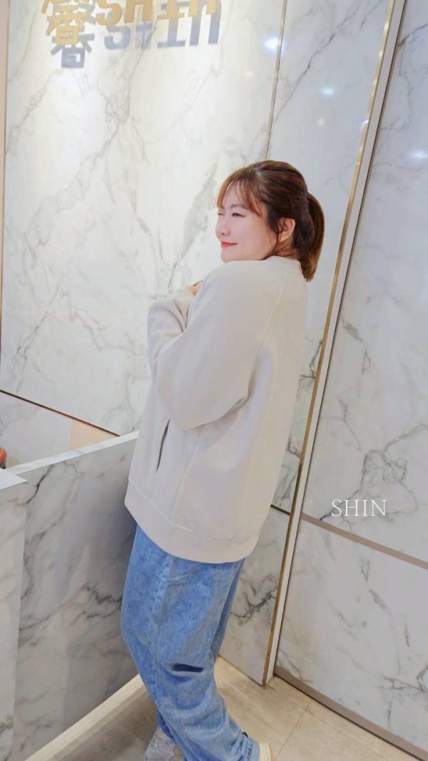 簡約色棒球外套(黑/灰/杏/酒紅) 