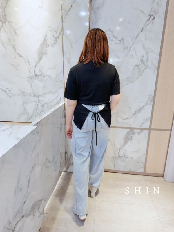 後綁帶上衣(黑/灰/磚紅) 