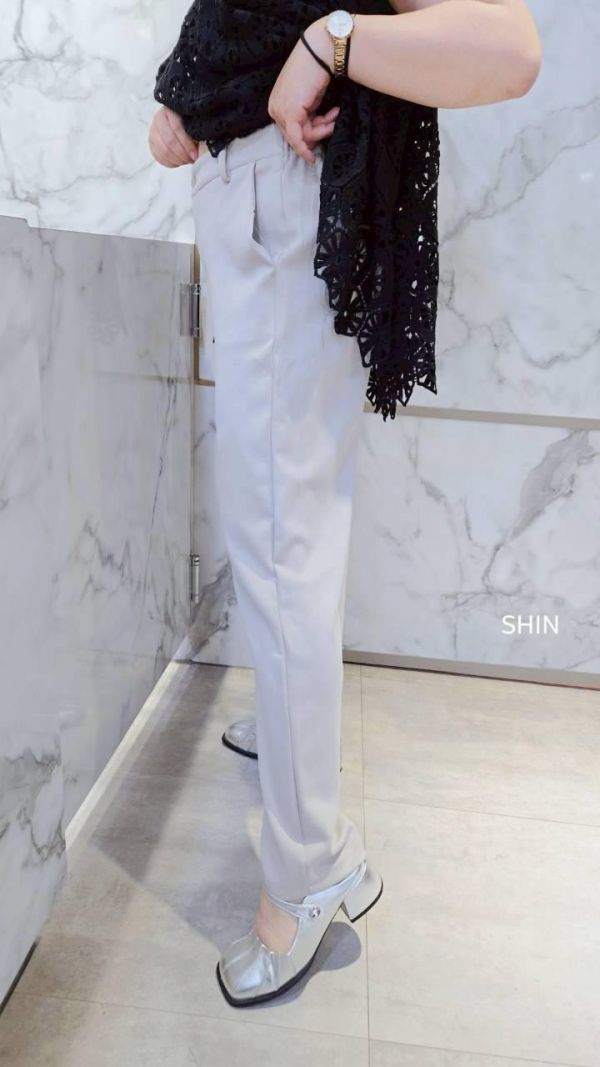 好看的小老爺西裝褲(黑/灰/杏) 