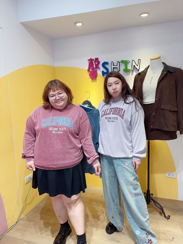 加州水洗長袖T(黑/咖/紫/橘紅/藍) 