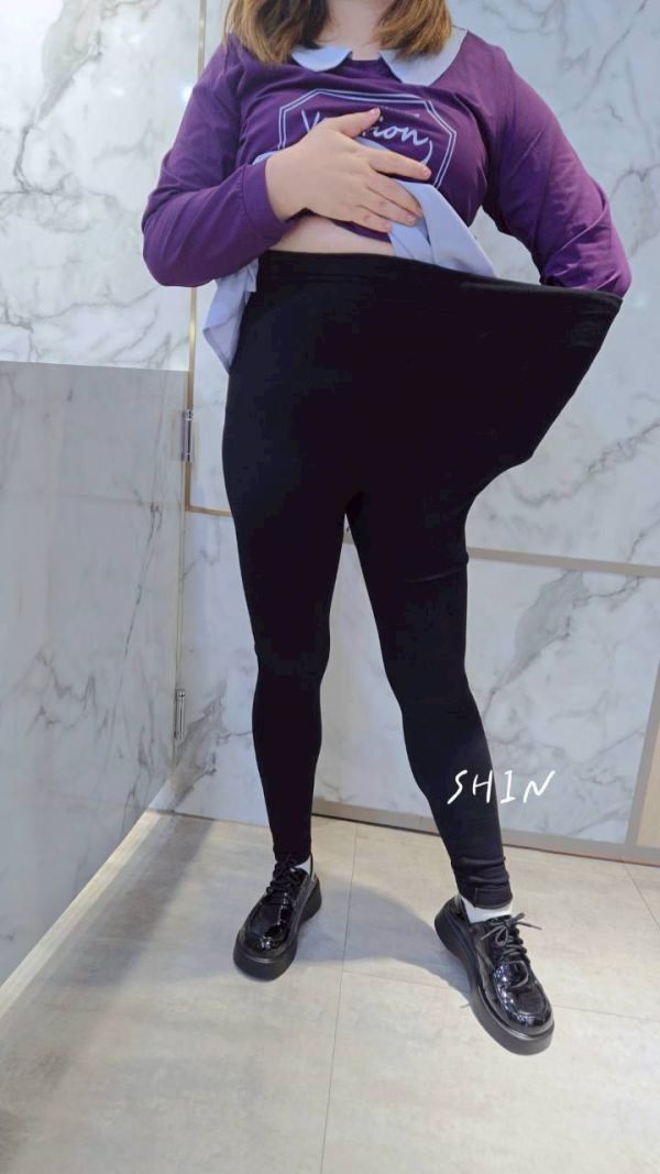 高腰刷毛美腿內搭褲 