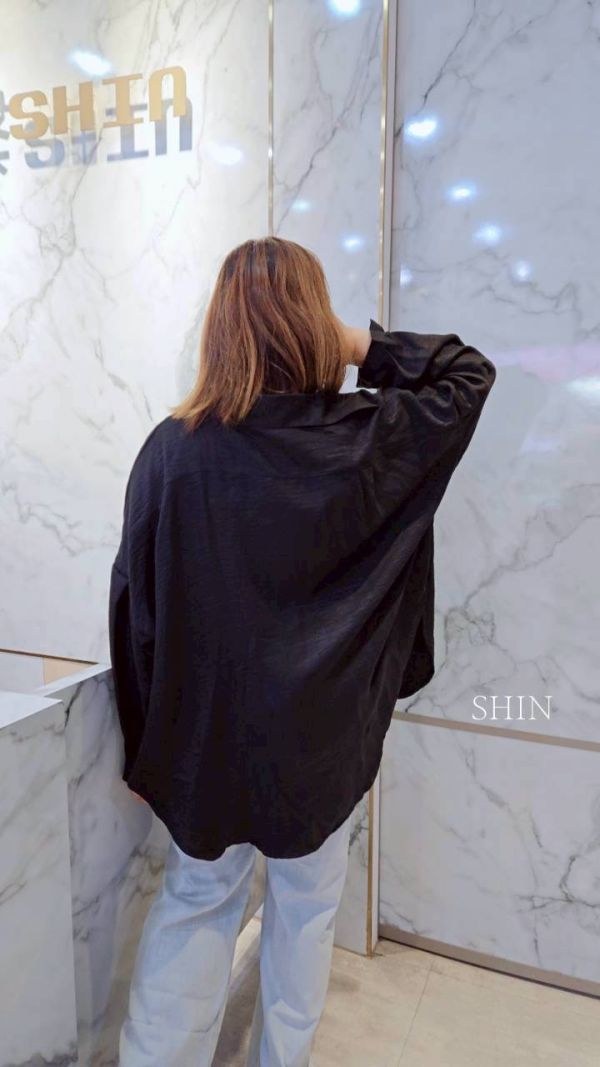 KOREA背心襯衫組(黑/奶茶/深灰/淺灰/杏) 