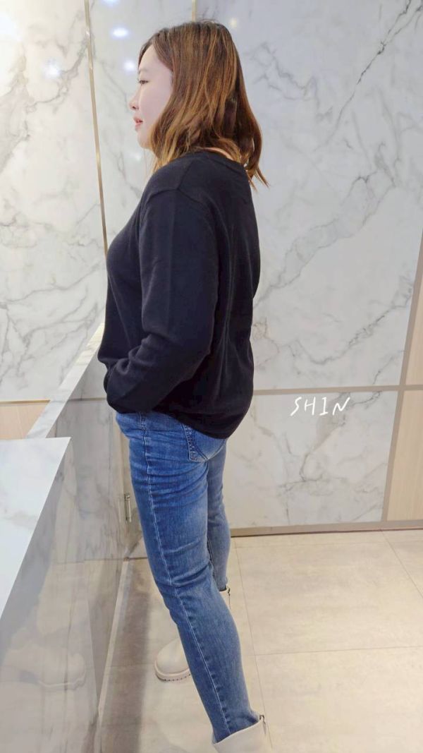 針織排扣上衣外套(黑/白/藍) 