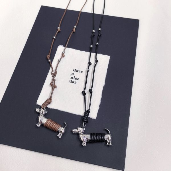 臘腸小狗皮繩（咖/黑） 