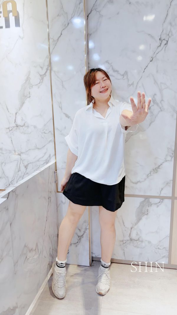 拉鍊口袋小傘褲裙 