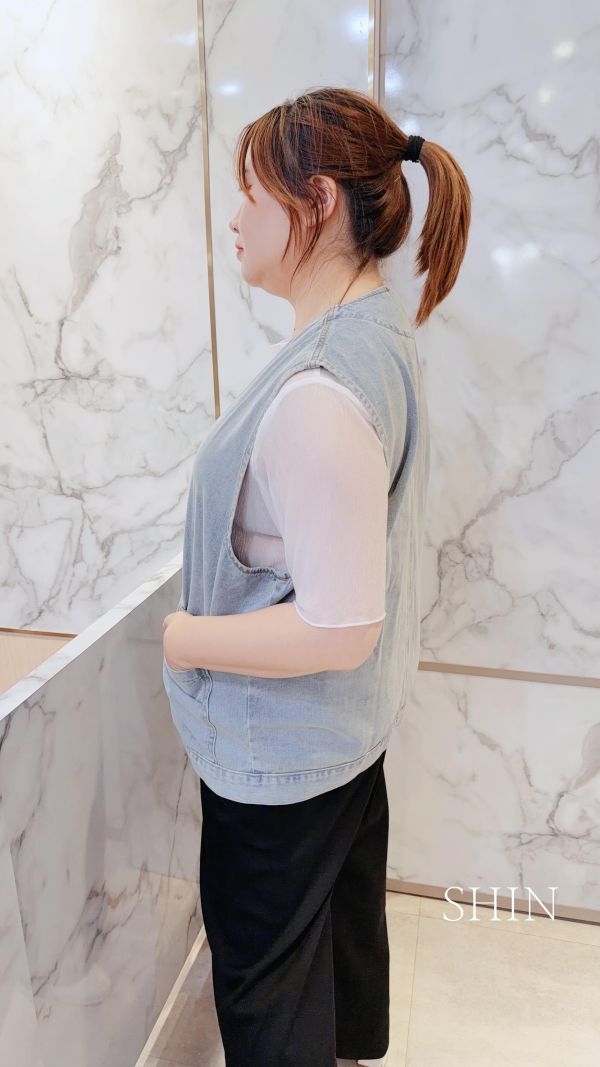 小帥帥口袋牛仔背心(藍/黑) 