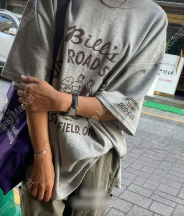正韓騎車情侶大T(黑/白/水泥灰) 