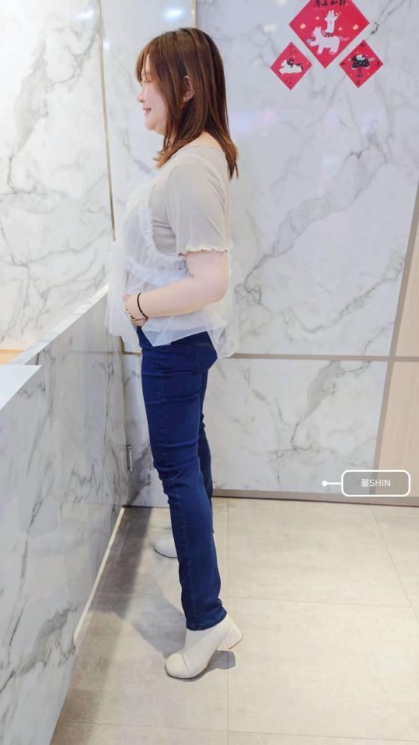 蜜桃臀牛仔長褲 