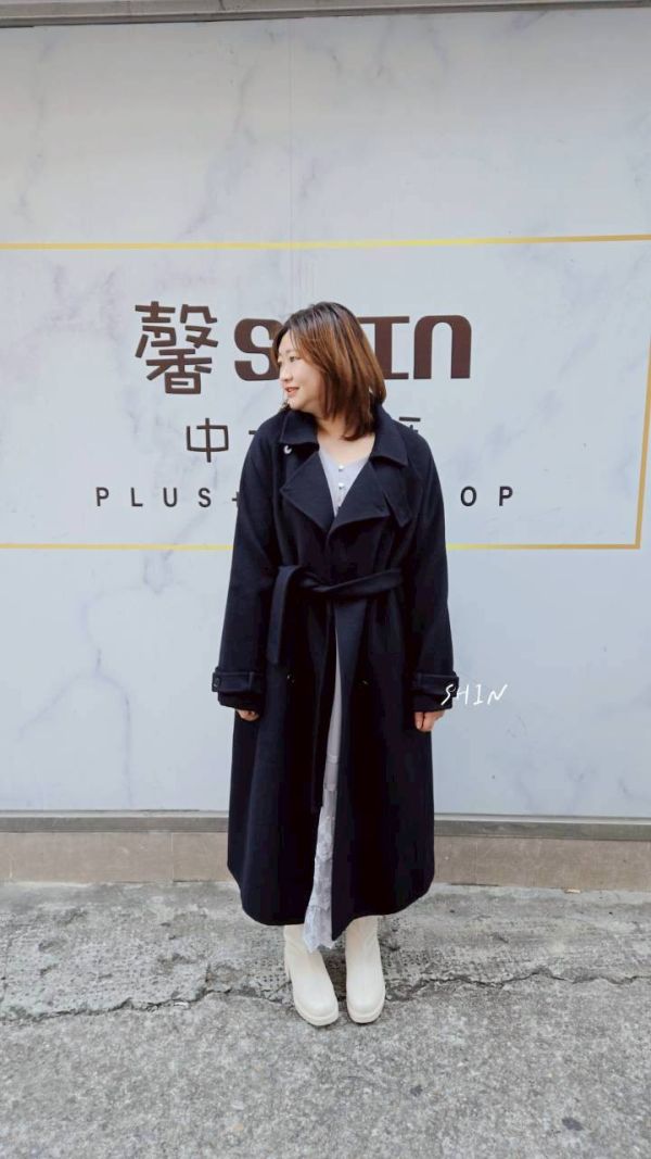 高級感雙面羊絨大衣 