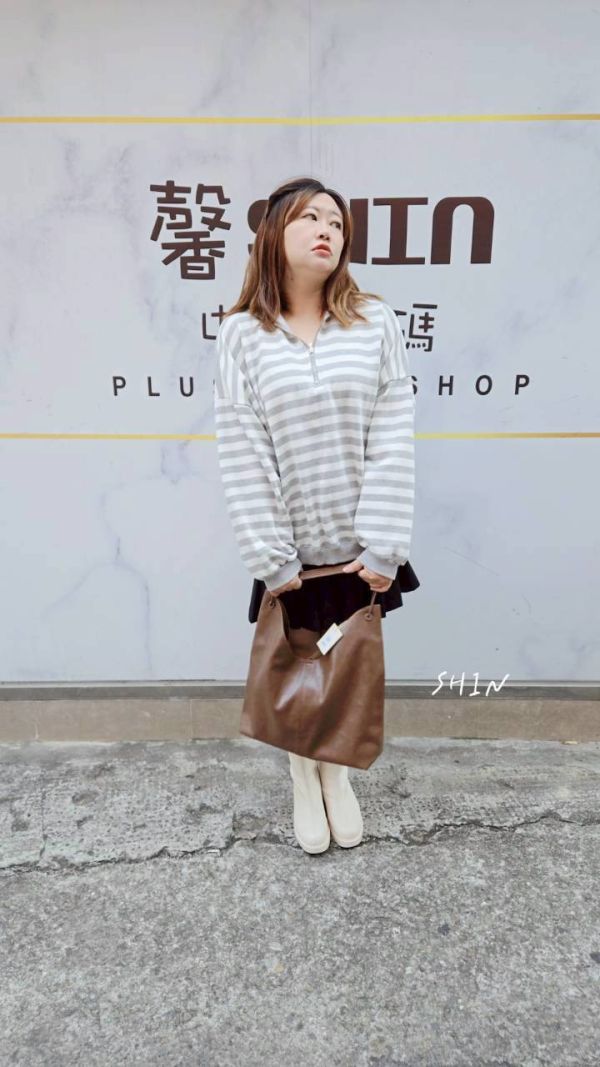 KOREA正韓拉鍊立領T 