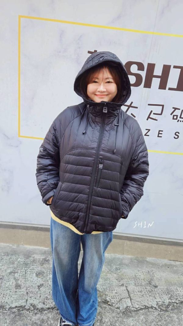 層層羽絨外套 