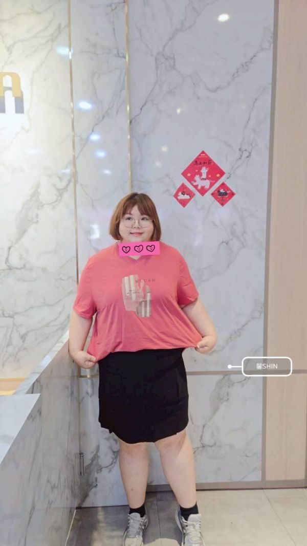 夏天最愛幾何圖冰瓷棉T(粉/黑) 