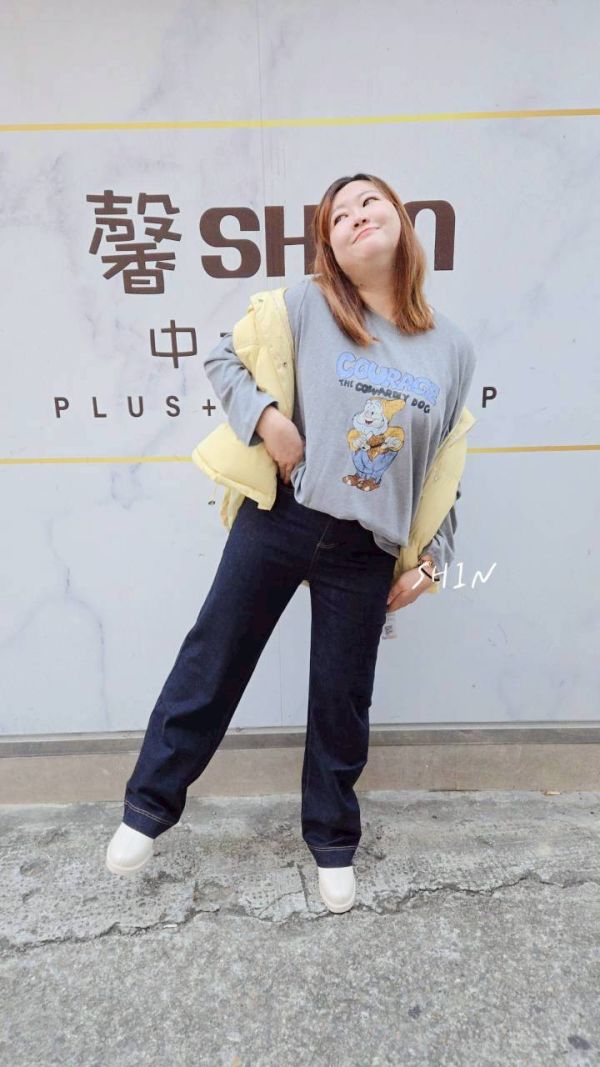 小矮人磨毛T(白/灰) 