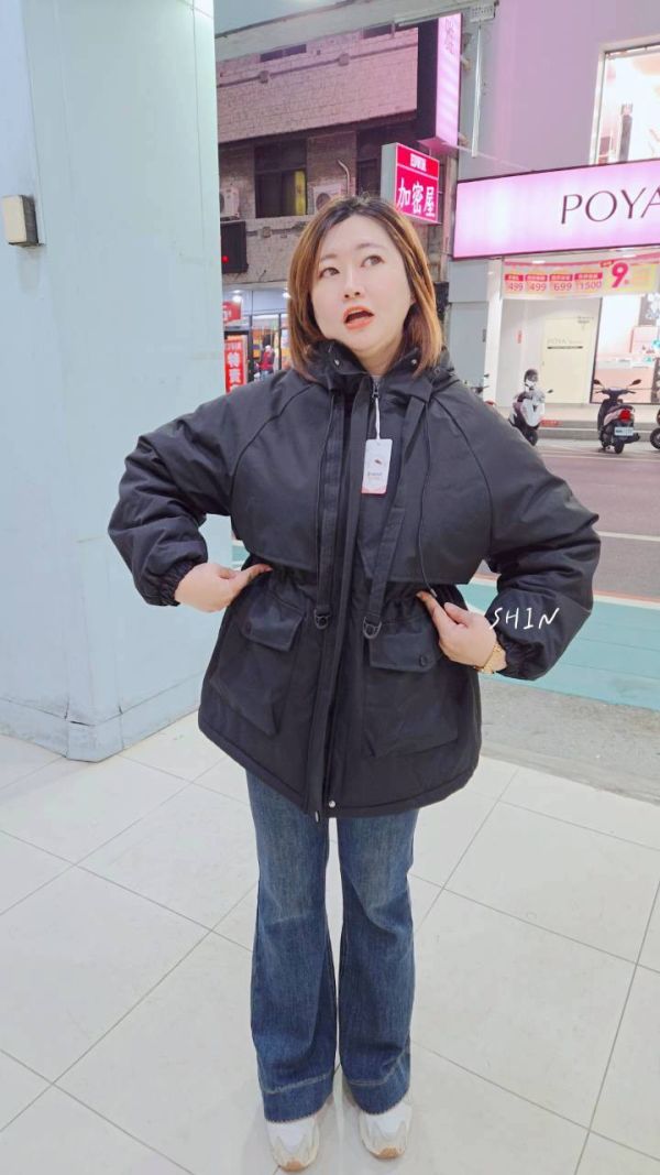 帥帥刷絨衝鋒外套(黑/深藍/水泥灰/淺藍) 